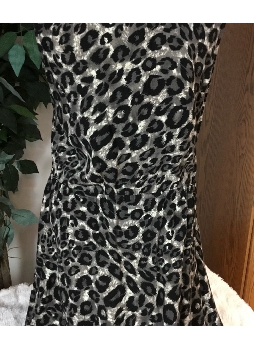Metaphor Leopard Print Hi Lo Dress Size XL Sleeveless Animal Print - Picture 10 of 16